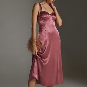 Anthropologie - Cross Back Midi Dress